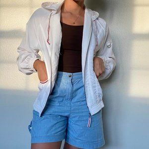 90s jacket - lightweight white jacket ✨